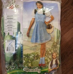 Dorothy Adult Costume - Blue and White
